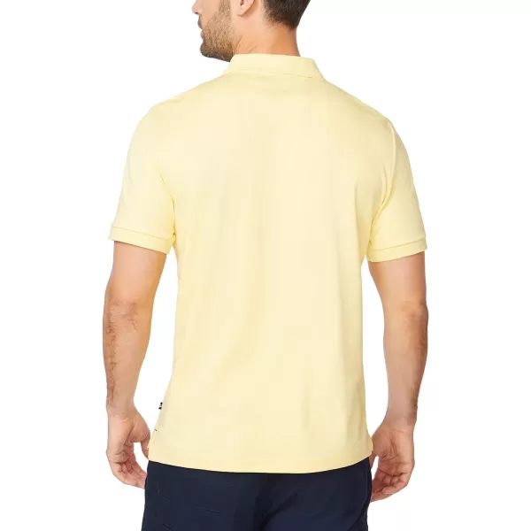 Nautica Mens Classic Fit Short Sleeve Solid Soft Cotton Polo ShirtCorn