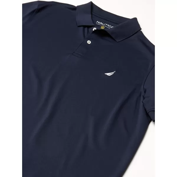 Nautica Mens Classic Fit Solid Golf PoloNavy