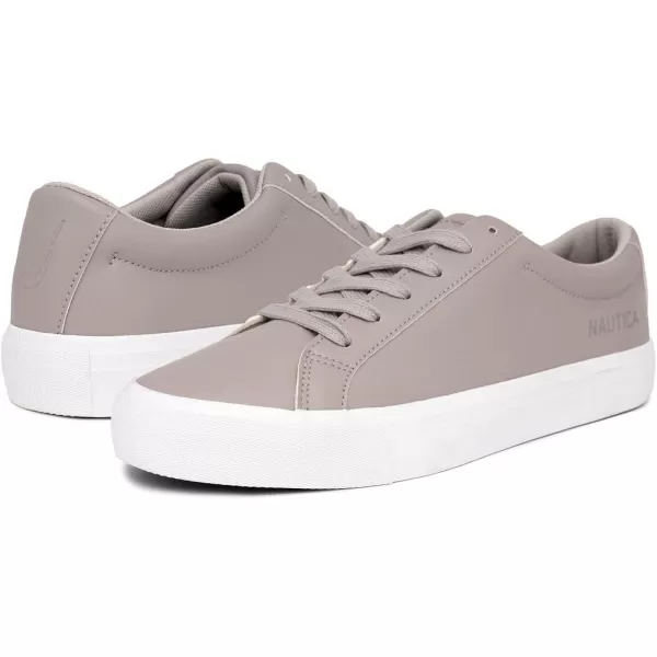 Nautica Mens Classic LaceUp Low Top Fashion Sneaker Loafer  Stylish and Comfortable Casual ShoeGreyhoughton X