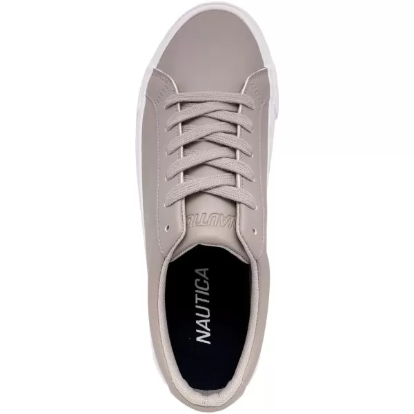 Nautica Mens Classic LaceUp Low Top Fashion Sneaker Loafer  Stylish and Comfortable Casual ShoeGreyhoughton X