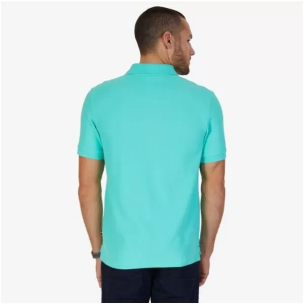 Nautica Mens Classic Short Sleeve Solid Performance Deck Polo ShirtMint Spring