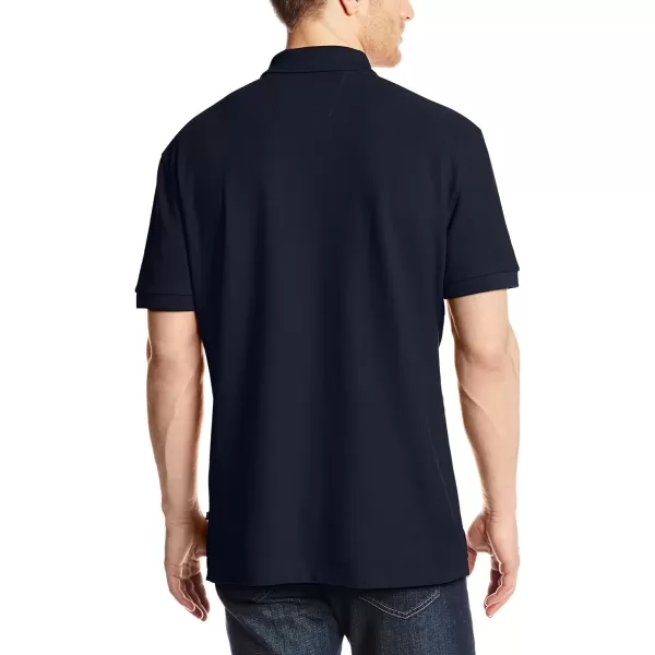 Nautica Mens Classic Short Sleeve Solid Performance Deck Polo ShirtNavy