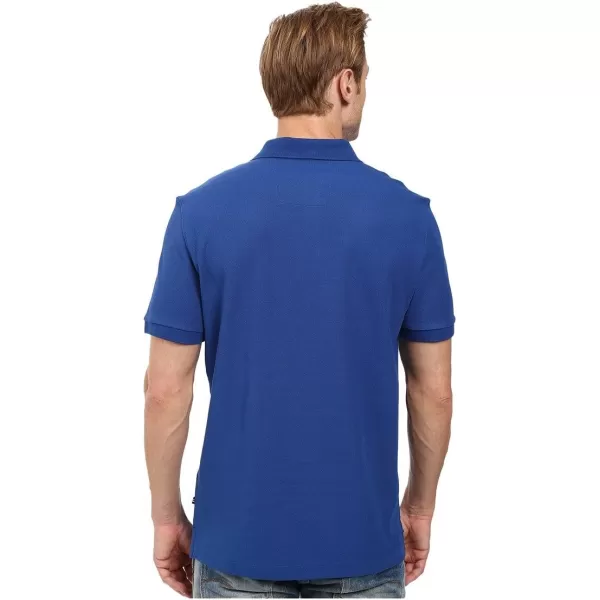 Nautica Mens Classic Short Sleeve Solid Performance Deck Polo ShirtTrue Blue