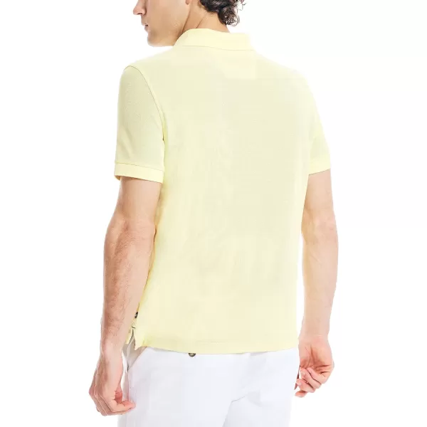 Nautica Mens Classic Short Sleeve Solid Performance Deck Polo ShirtYellow