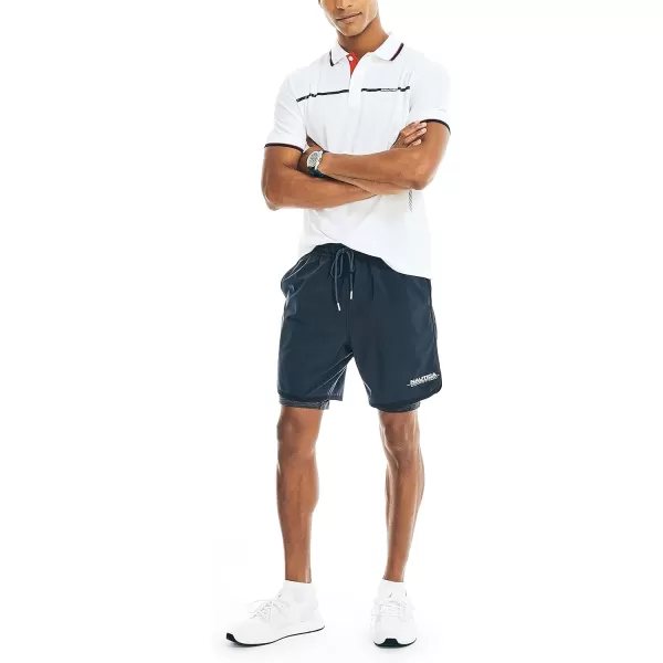 Nautica Mens Competition Sustainably Crafted 7 Performance ShortNavy