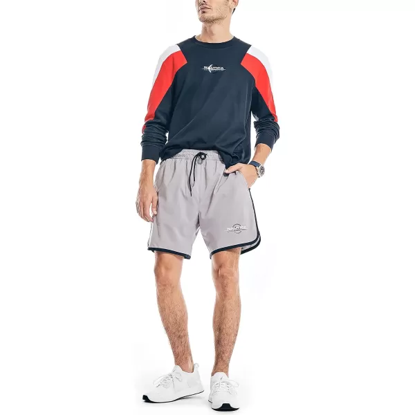 Nautica Mens Competition Sustainably Crafted 7 Performance ShortSharkfin Grey