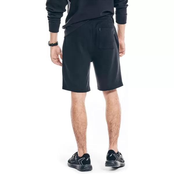 Nautica Mens Competition Sustainably Crafted 9 Fleece ShortTrue Black