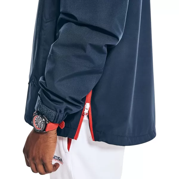 Nautica Mens Competition Sustainably Crafted Anorak JacketNavy