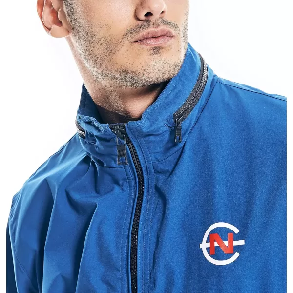 Nautica Mens Competition Sustainably Crafted Lightweight JacketBright Cobalt