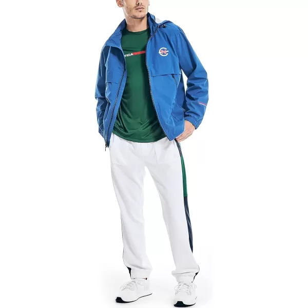 Nautica Mens Competition Sustainably Crafted Lightweight JacketBright Cobalt