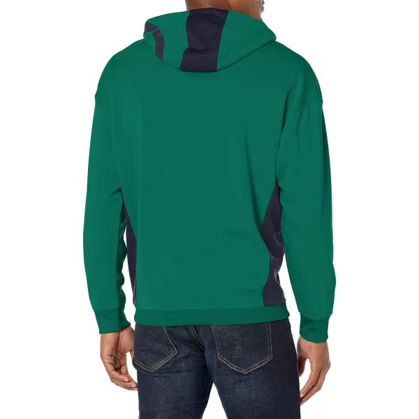 Nautica Mens Competition Sustainably Crafted Logo Drawcord Pullover HoodieTidal Green