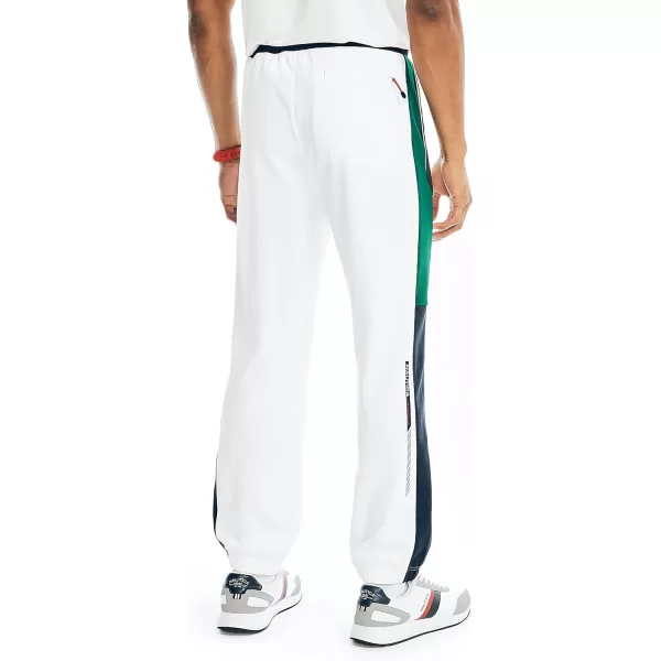 Nautica Mens Competition Sustainably Crafted Performance Jogger PantsBright White