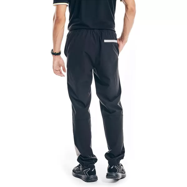 Nautica Mens Competition Sustainably Crafted Performance Jogger PantsTrue Black Grey