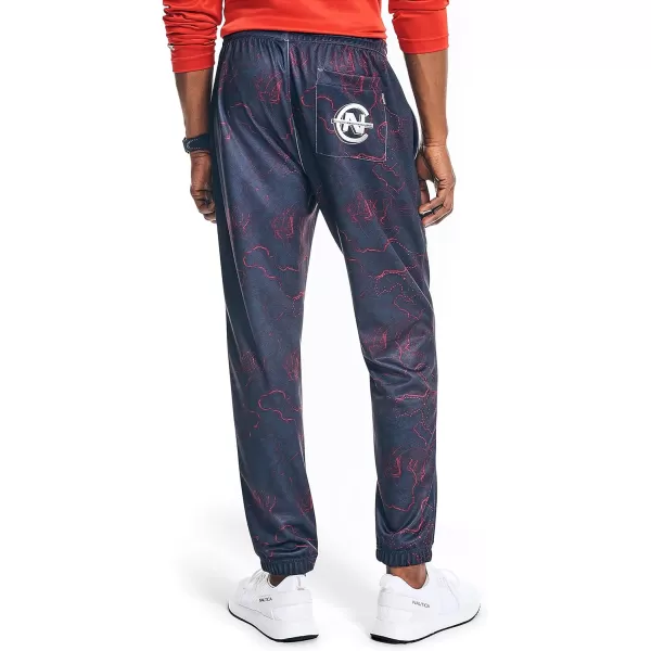 Nautica Mens Competition Sustainably Crafted Printed JoggerNavy