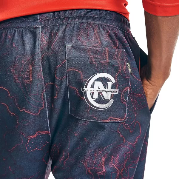 Nautica Mens Competition Sustainably Crafted Printed JoggerNavy