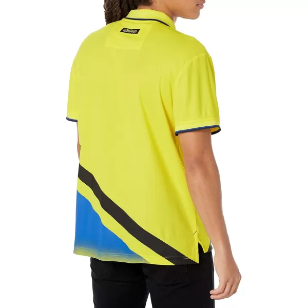 Nautica Mens Competition Sustainably Crafted Relaxed Fit PoloBlazing Yellow