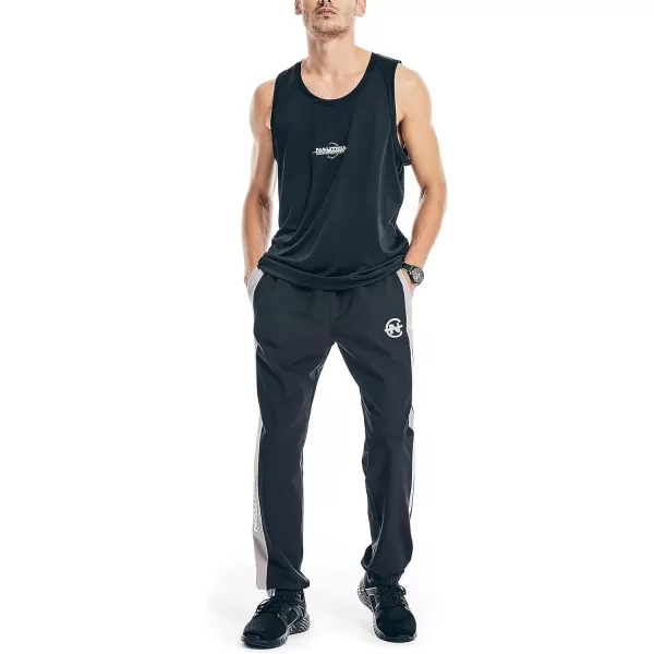 Nautica Mens Competition Sustainably Crafted TankTrue Black