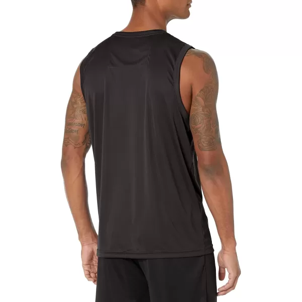 Nautica Mens Competition Sustainably Crafted TankTrue Black