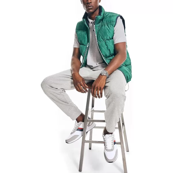 Nautica Mens Competition Sustainably Crafted Tempasphere VestTidal Green