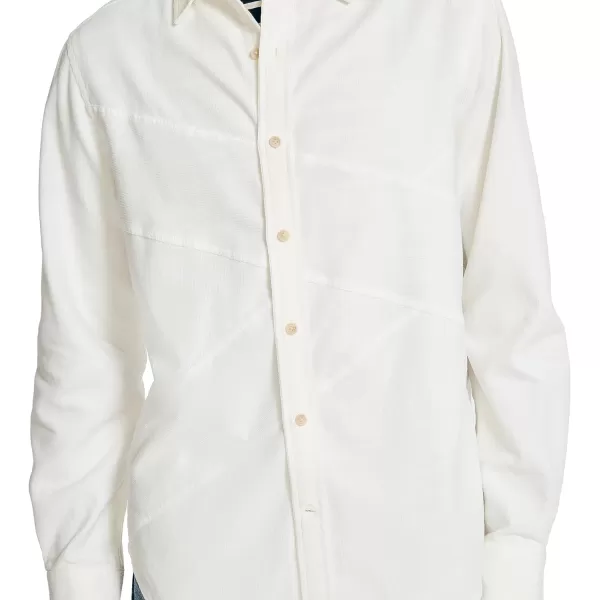 Nautica Mens Corduroy ShirtSail White