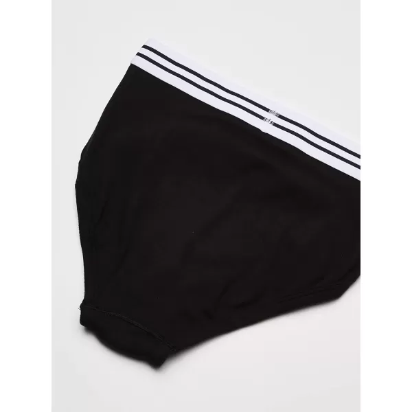 Nautica Mens Cotton Classic Multipack Briefs3 Pack Black