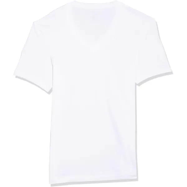 Nautica Mens Cotton VNeck TShirtMultipackWhite New  3 Pack