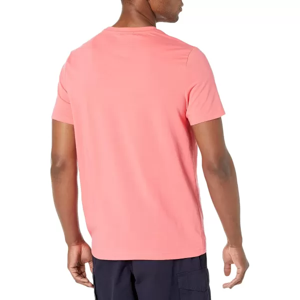 Nautica Mens Crewneck Pocket TShirtTea Berry