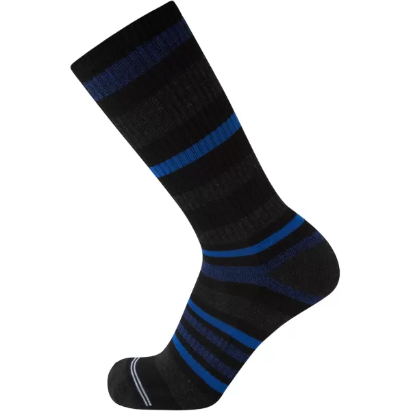 Nautica Mens Dress Socks  LightCushion Crew Socks 10 PackBlackBlue