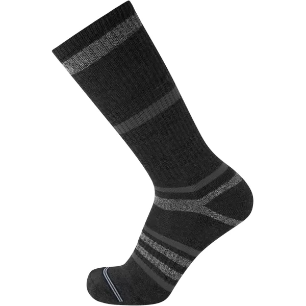 Nautica Mens Dress Socks  LightCushion Crew Socks 10 PackBlackBlue