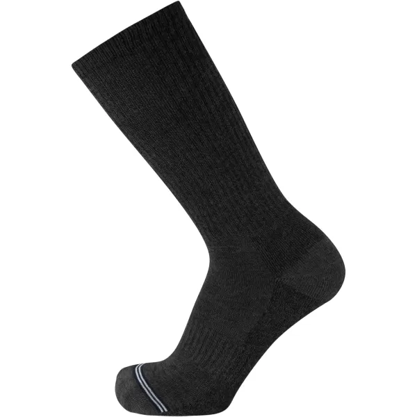 Nautica Mens Dress Socks  LightCushion Crew Socks 10 PackBlackBlue