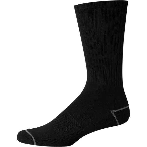 Nautica Mens Dress Socks  LightCushion Crew Socks 10 PackBlackGray