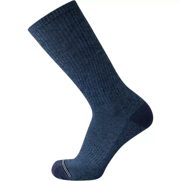 Nautica Mens Dress Socks  LightCushion Crew Socks 5 PackAssorted