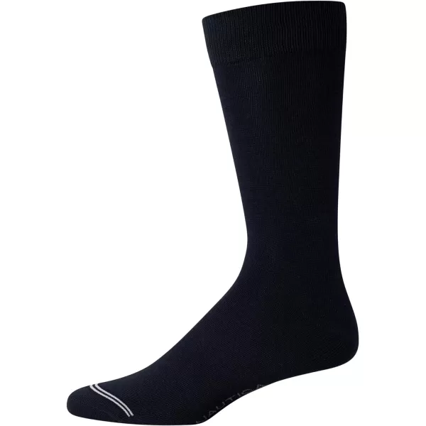 Nautica Mens Dress Socks nbsp Solid Crew Socks 10 PackAssorted