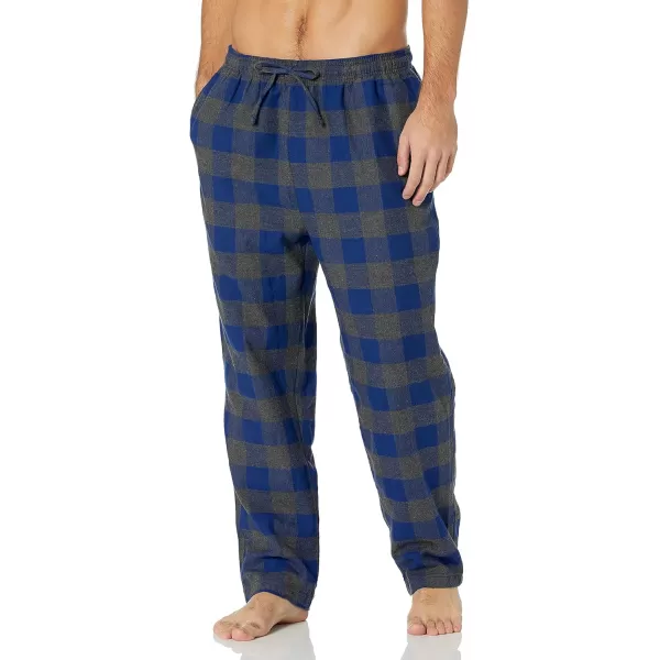 Nautica Mens Flannel Pajama SetCharcoal Heather