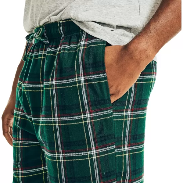 Nautica Mens Flannel Pajama SetGrey Heather