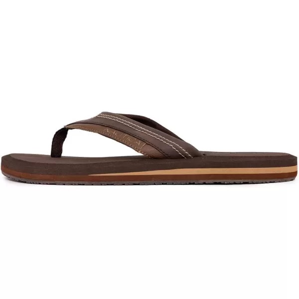 Nautica Mens Flip Flop Beach Sandal Boat Slide Water SlippersBarktarus
