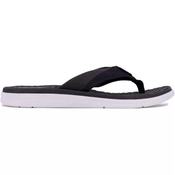 Nautica Mens Flip Flop Beach Sandal Boat Slide Water SlippersBlacknector