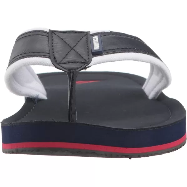 Nautica Mens Flip Flop Beach Sandal Boat Slide Water SlippersBlueWhiteRed