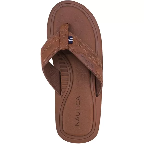 Nautica Mens Flip Flop Beach Sandal Boat Slide Water SlippersCadmantan