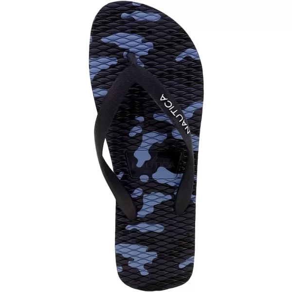 Nautica Mens Flip Flop Beach Sandal Boat Slide Water SlippersJirennavy Camo