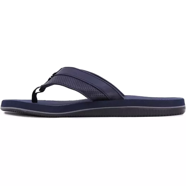 Nautica Mens Flip Flop Beach Sandal Boat Slide Water SlippersNavy Navyclarkson 2