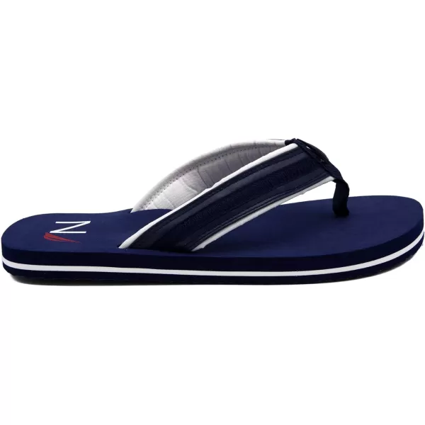 Nautica Mens Flip Flop Beach Sandal Boat Slide Water SlippersNavytimmons