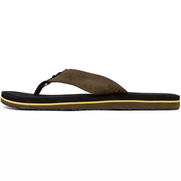 Nautica Mens Flip Flop Beach Sandal Boat Slide Water SlippersOlivetidor