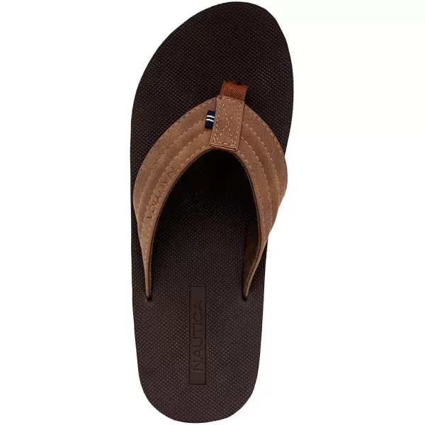 Nautica Mens Flip Flop Beach Sandal Boat Slide Water SlippersTanclarkson