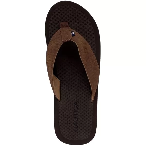 Nautica Mens Flip Flop Beach Sandal Boat Slide Water SlippersTidortan