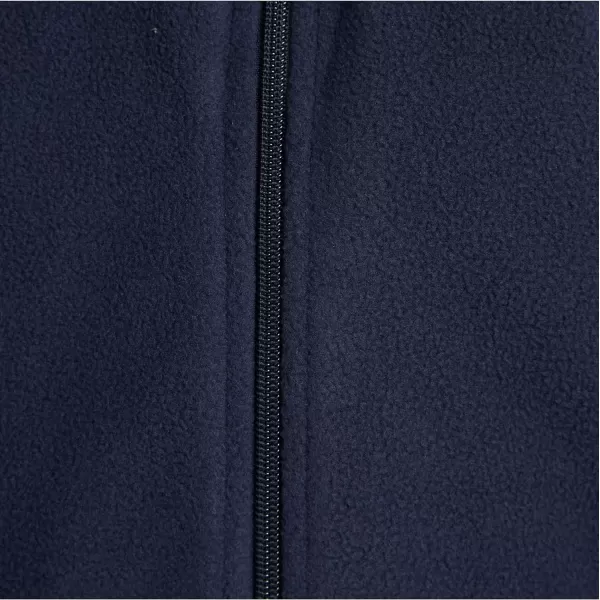 Nautica Mens FullZip Mock Neck Fleece SweatshirtNavy