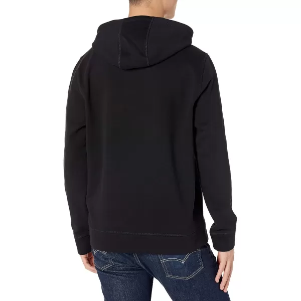 Nautica Mens JClass Logo Fleece HoodieTrue Black