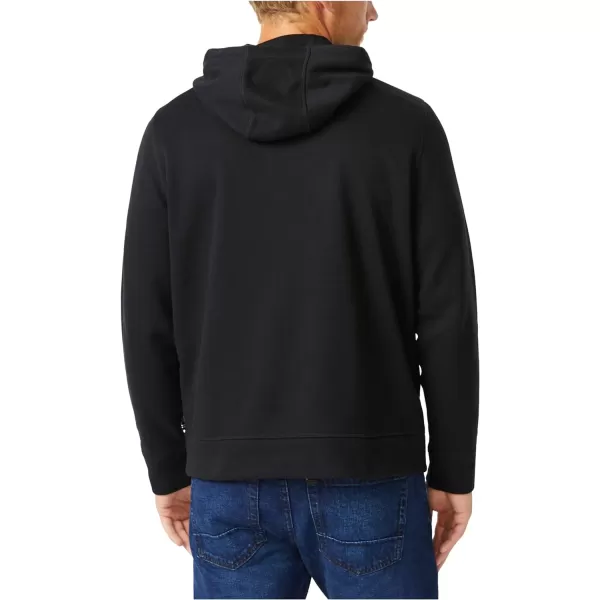 Nautica Mens JClass Logo Fleece HoodieTrue Black