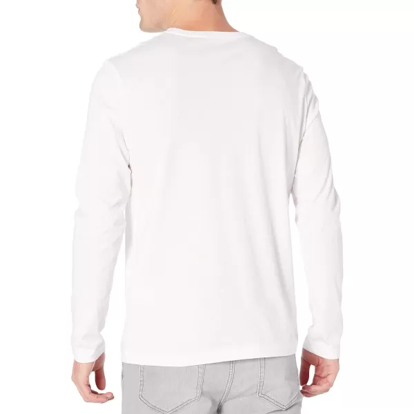 Nautica Mens JClass Logo Long Sleeve TShirtBright White