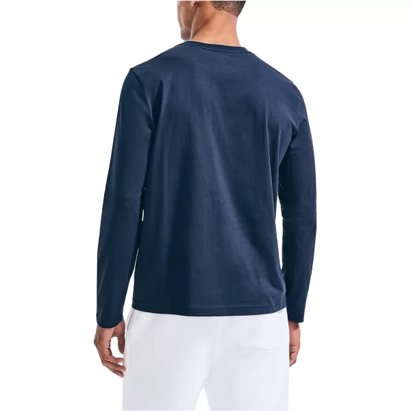 Nautica Mens JClass Logo Long Sleeve TShirtNavy